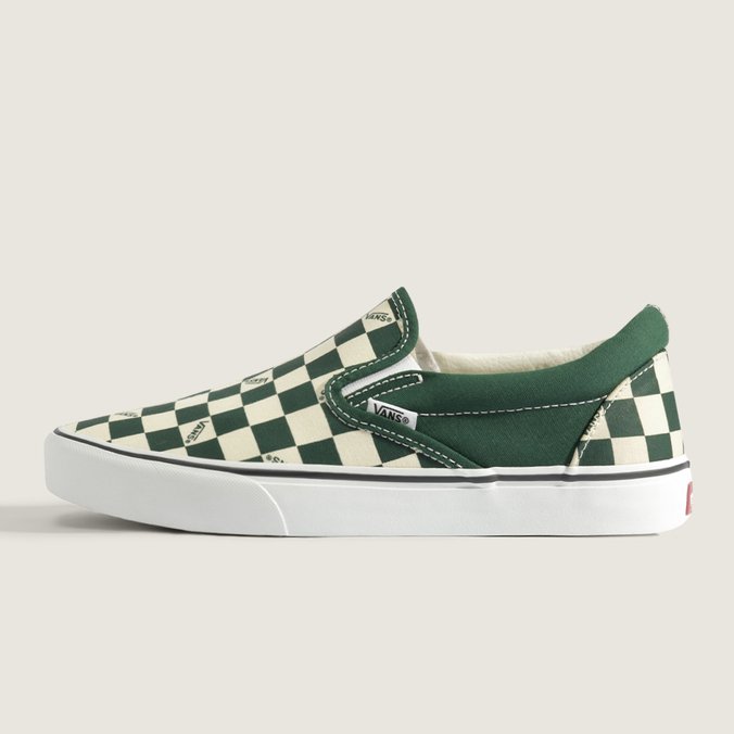Tênis Slip-On Vans Check Emerald