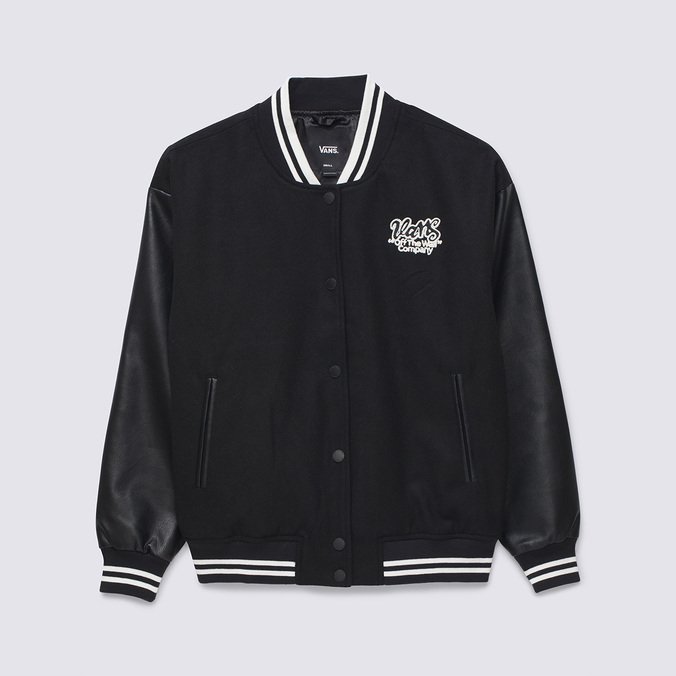 Jaqueta Varsity Club Bomber Black