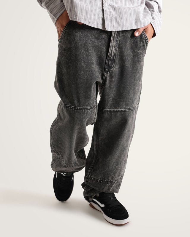 Calça Vans X Rowan Double Knee Jeans 2.0 Stonewash Black