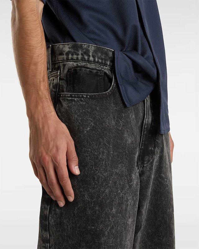 Calça Stonewash Baggy Black