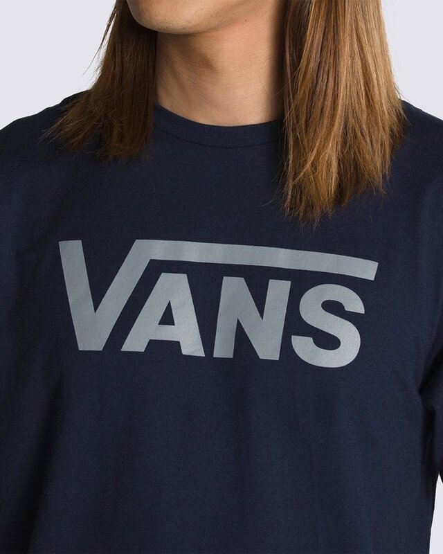 Camiseta Vans Classic Ss Navy White
