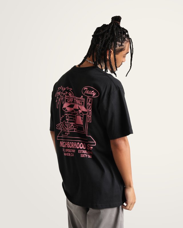 Camiseta Manga Curta Food Spot Black