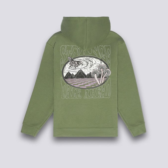 Moletom Dazed Strange Bff Hoodie Olivine