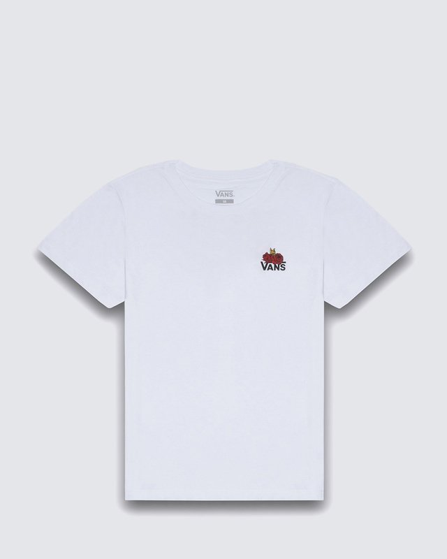 Camiseta Bloom Skull Crew Ss White