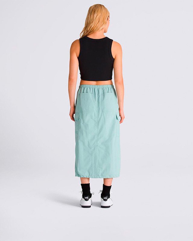 Saia Riley Parachute Cargo Skirt Upland Gray Mist