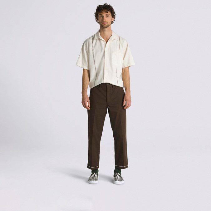Calça Mikey Feb Authentic Relaxed Cropped Mikey February Demitasse