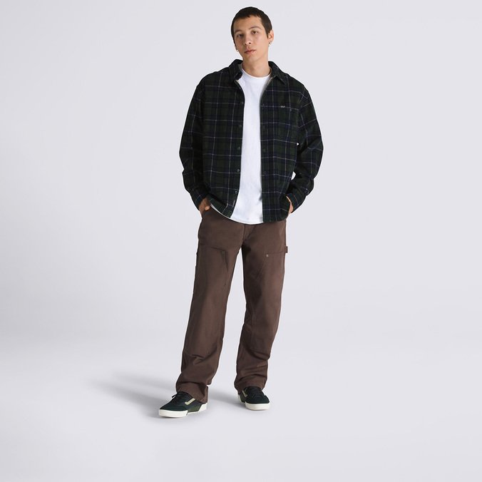 Calça Skate Drill Chore Ave Loose Carp Chocolate Brown