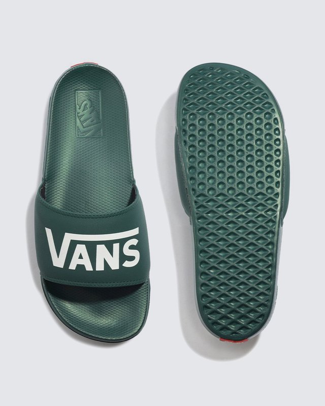 Chinelo Slide-On Dark Green