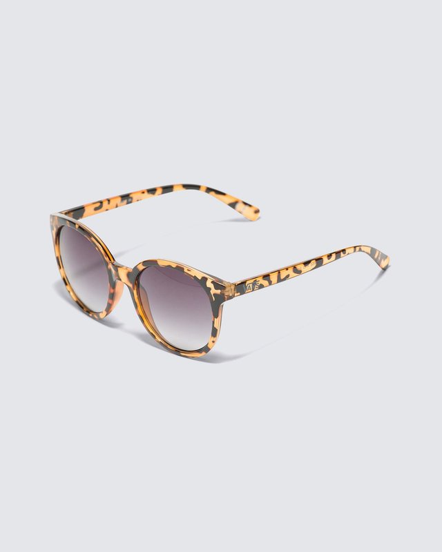 Óculos De Sol Rise And Shine Tortoise Gradient Smoke Lens