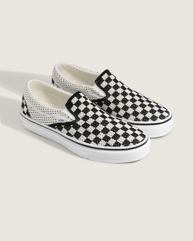 Tênis Slip-On Checkerboard Black Marshmallow