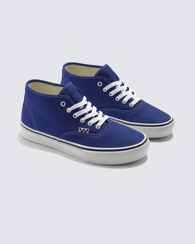 NICENESS SPOOKY (MOCA × NAVY) Tênis Skate Authentic Mid Steve Navy | Vans