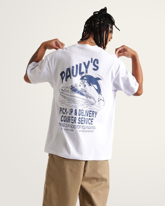 Camiseta Manga Curta Paulys Delivery White