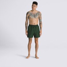 A bermuda Primary Solid Elastic 17” Boardshorts é uma bermuda clássica, resistente à água e feita de uma mistura de algodão e náilon. Tem caimento solto, permitindo a mobilidade e a secagem mais rápida fora da água. O cós com elástico e cordão e o forro de malha proporcionam conforto, enquanto os bolsos na costura lateral e o passador para chave atrás oferecem muita praticidade para o dia a dia.

• Tecido 60% algodão, 40% náilon 
• Resistência à água
• Cós elástico com fecho falso e cordão
• Bolsos frontais laterais
• Passador para chave no cós traseiro direito
• Etiqueta tecida da Vans na costura esquerda

• Comprimento de 43 cm
• Caimento solto
• Modelo veste tamanho 32 ou M