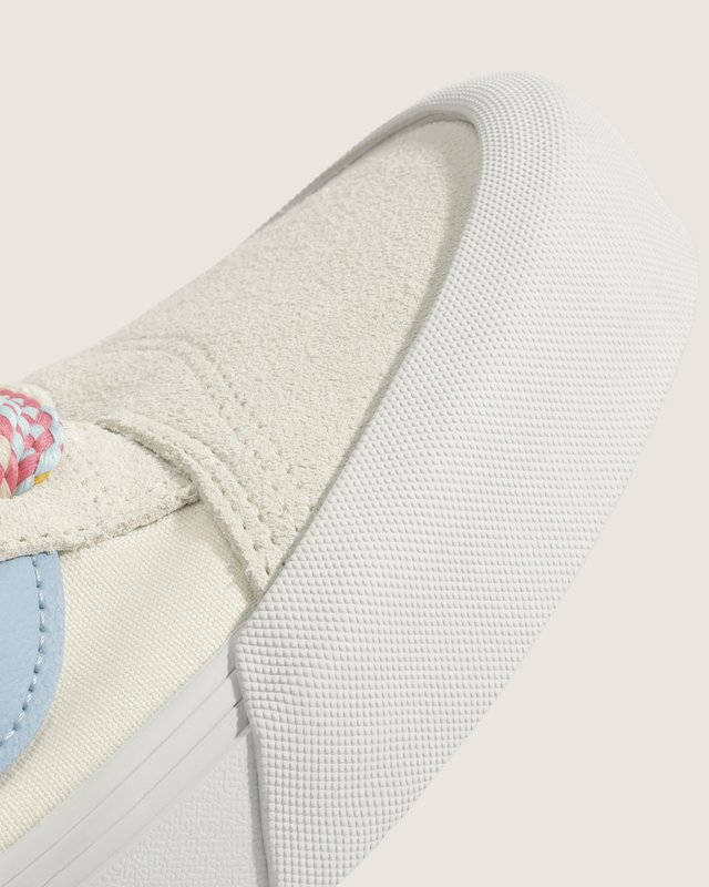 Tênis Knu Skool Fat Lace Oversized White Blue