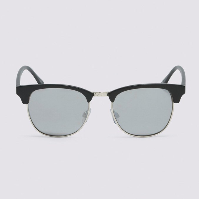 Óculos De Sol Dunville Shades Matte Black Silver Mirror