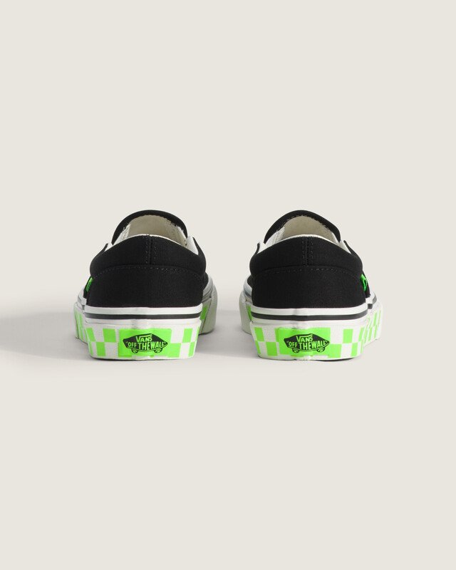 Tênis Slip-On Glow Black Green Gecko Infantil