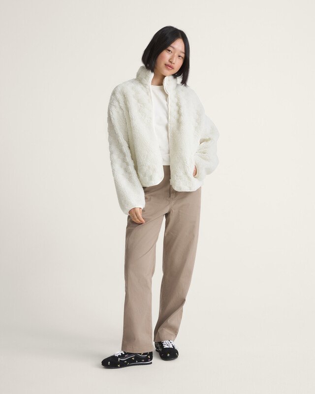 Jaqueta Queens High Pile Marshmallow