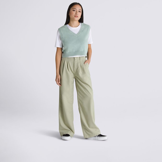 Calça Alder Relaxed Pleated Upland Elm
