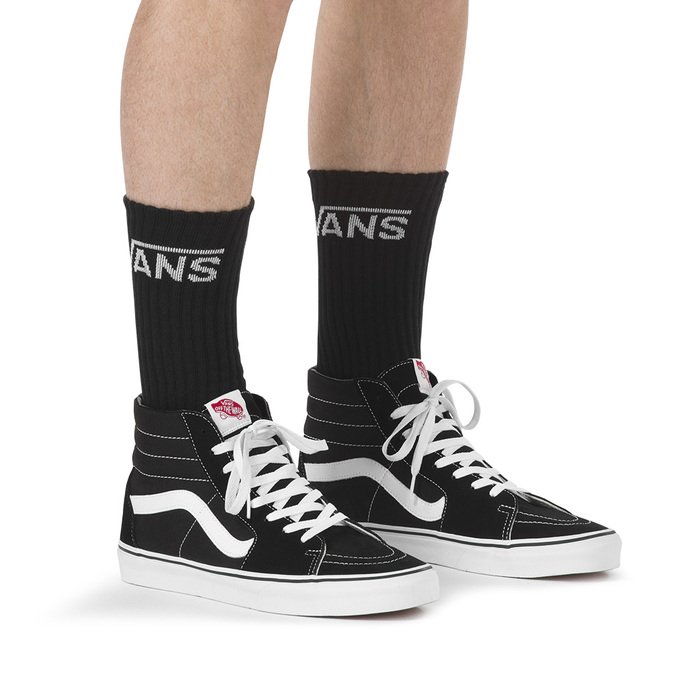 Meia Class Crew 3 Pares 41/45 Black
