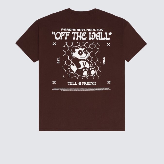 Camiseta V Panda Oversized SS Bitter Chocolate | Vans