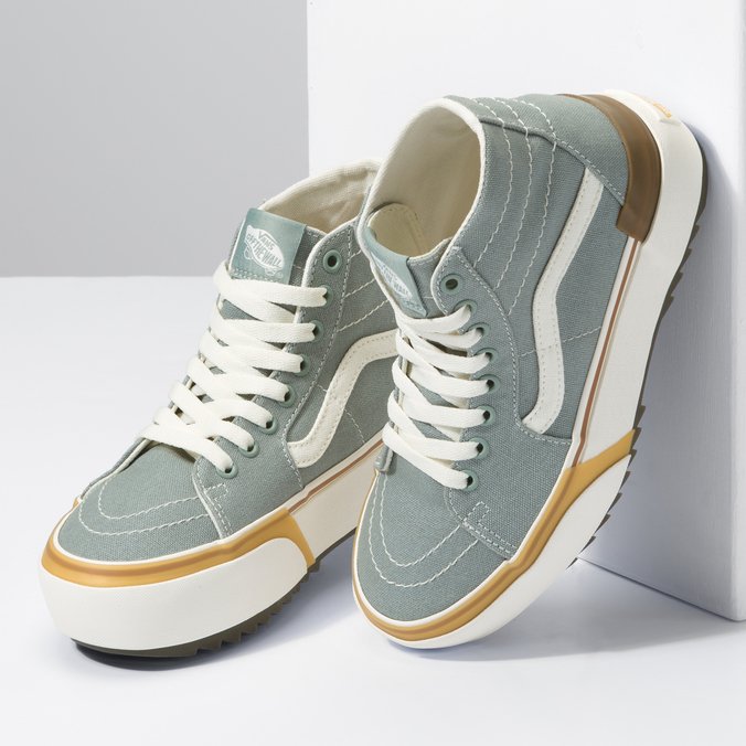 Tênis Sk8-Hi Tapered Stacked Green Milieu
