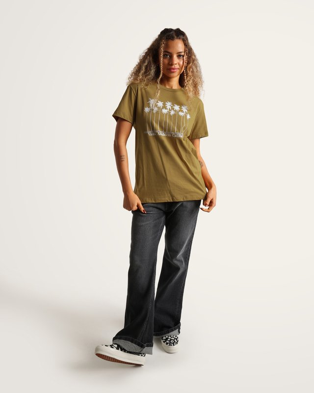Camiseta Manga Curta Palm Classic Soft Suede Autumn Brown