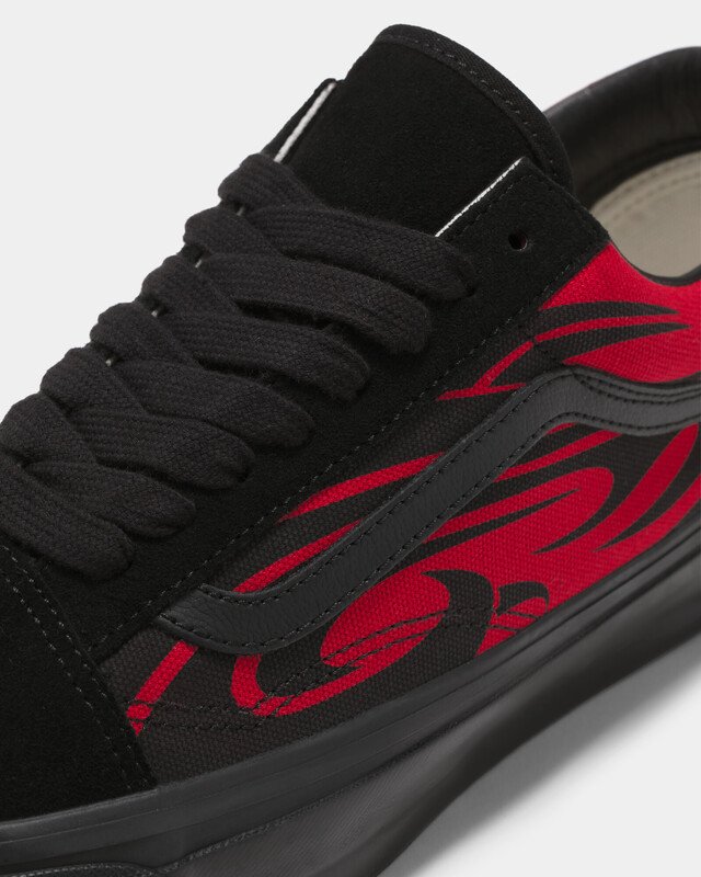 靴 Vans Lx Old Skool Y2k Flame Black/RED LX-Old-Skool-Y2K-Flame---Black
