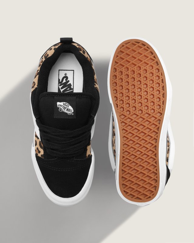 Tênis Knu Skool Leopard Black White | Vans