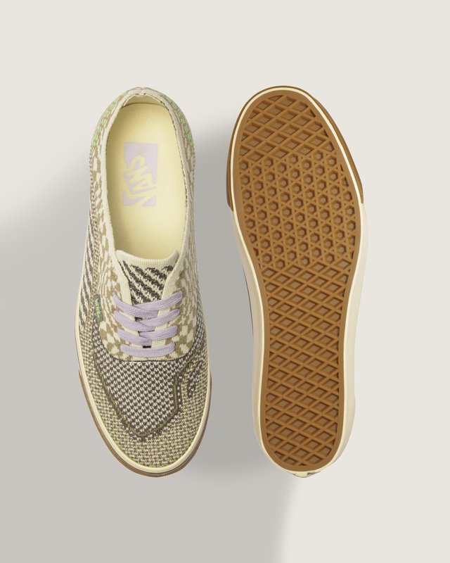 Tênis Authentic Lx Moto Knit Beige Brown
