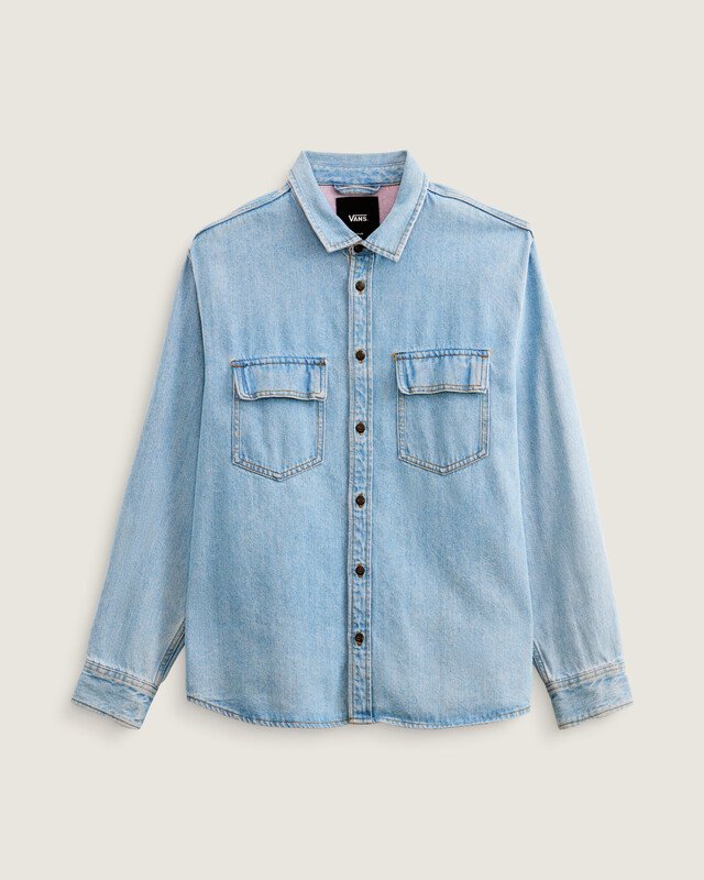 Camisa LS Faded Denim
