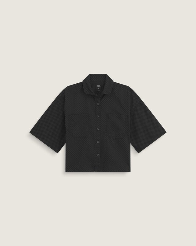 Camisa Manga Curta Dewey Top Black