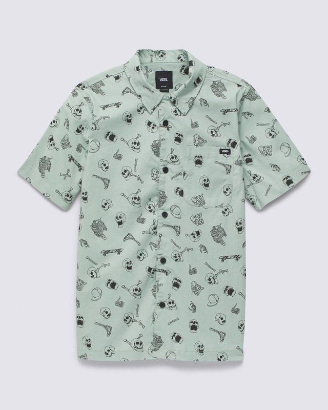 Camisa Skeleton Infantil Iceberg Green