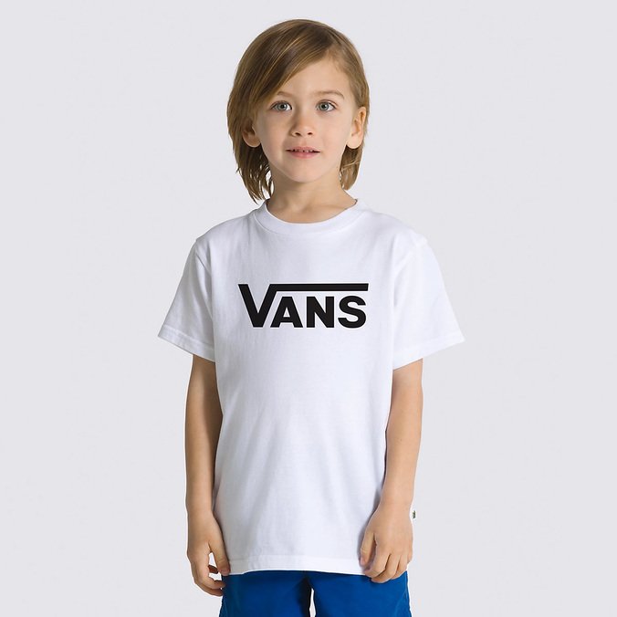 Camiseta Flying V Crew Infantil White