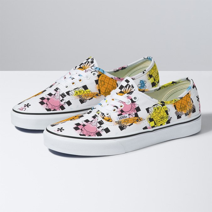 tenis vans bob esponja infantil