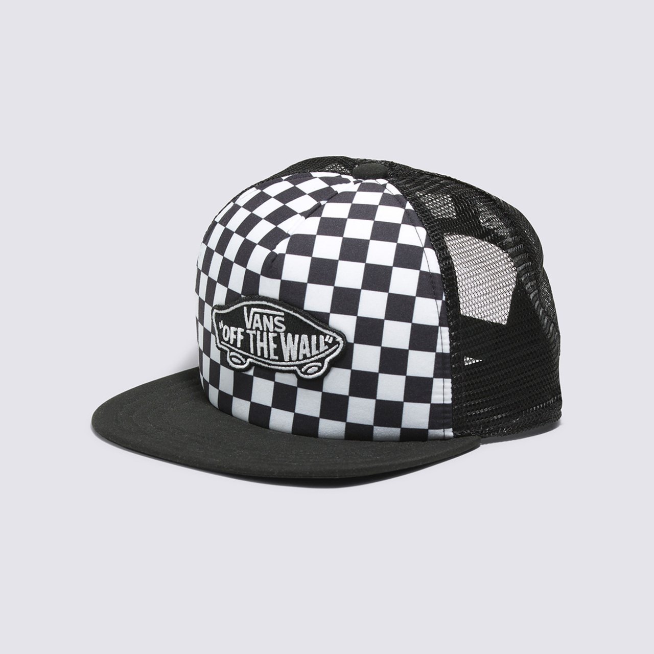 Bon Classic Patch Trucker Plus Infantil Black White Checkerboard