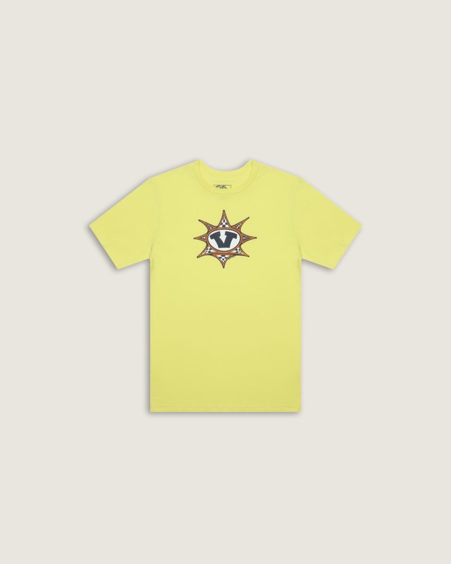Camiseta Star Checker Ss Canary Yellow Infantil