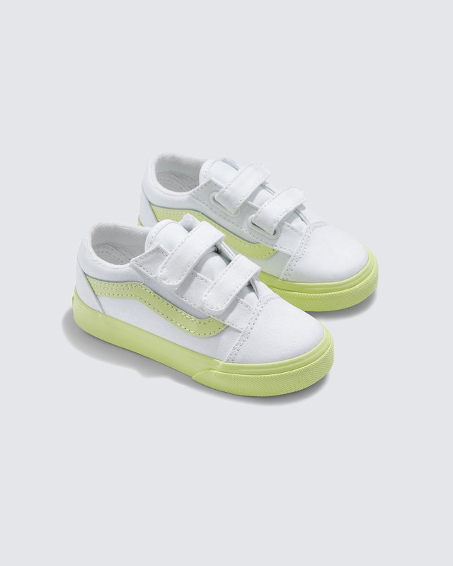 Tênis Old Skool Pop Outsole Lime Infantil
