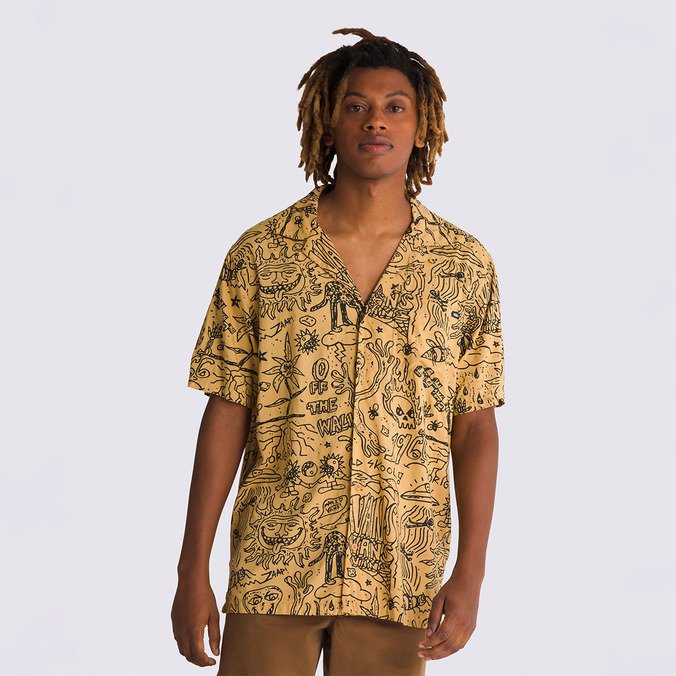 Camisa Elden Woven Seasonal Hero: Knu Skool Pig Suede Gum Antelope