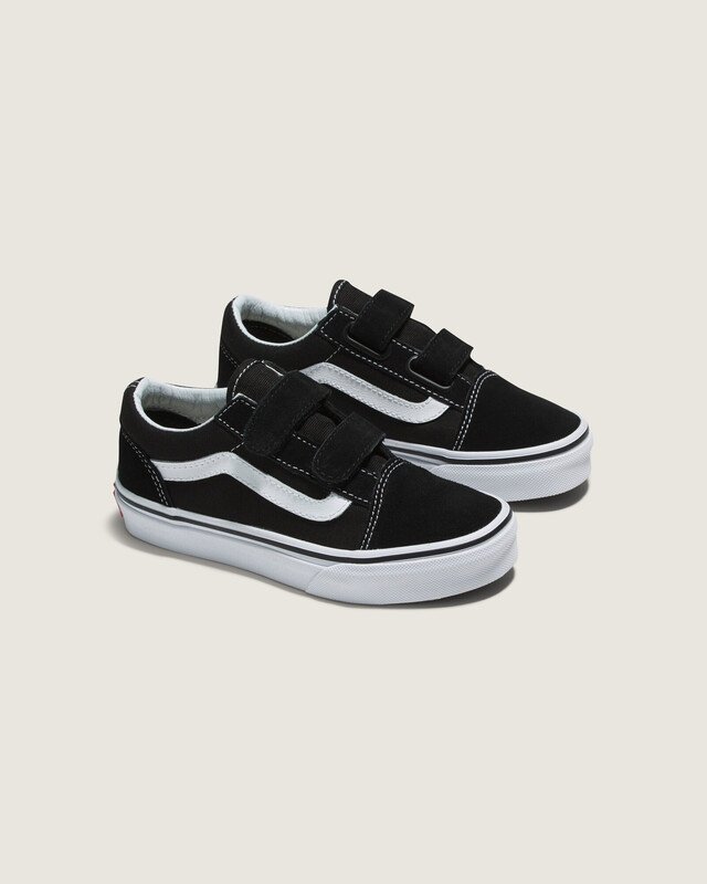 Tênis Old Skool V Infantil Black True White