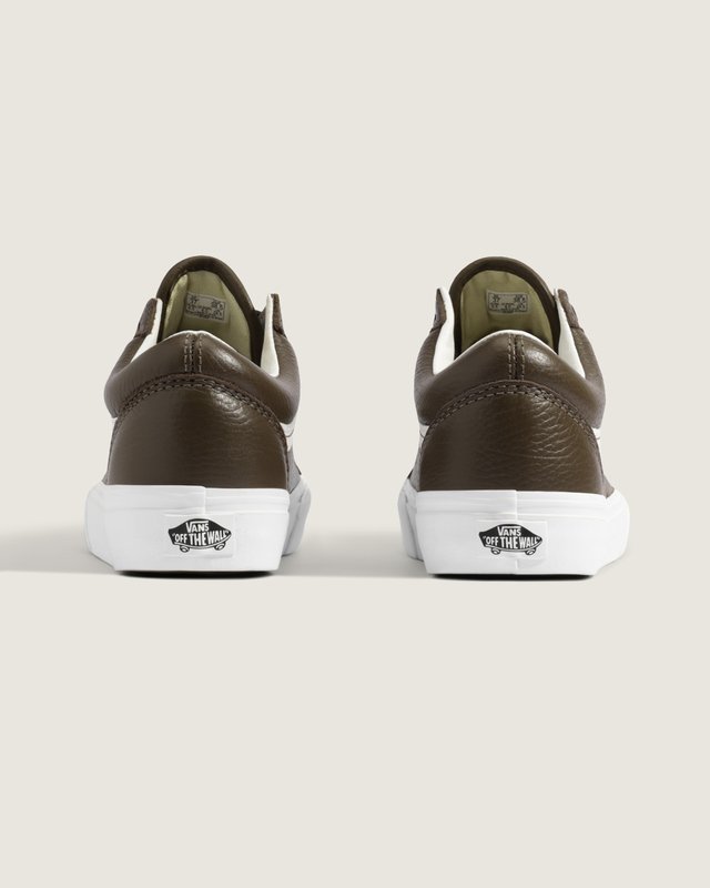 Tênis Old Skool Leather Brown True White