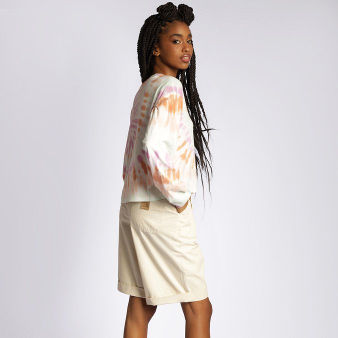 Camiseta Gecko Resort Wash Ls Top Wash White