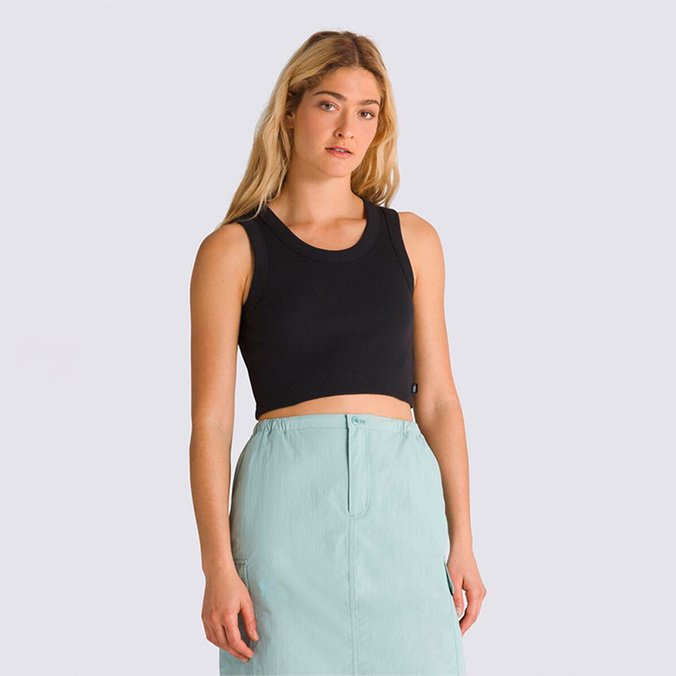 Regata Drew Rib Tank Seasonal Hero: Knu Skool Black