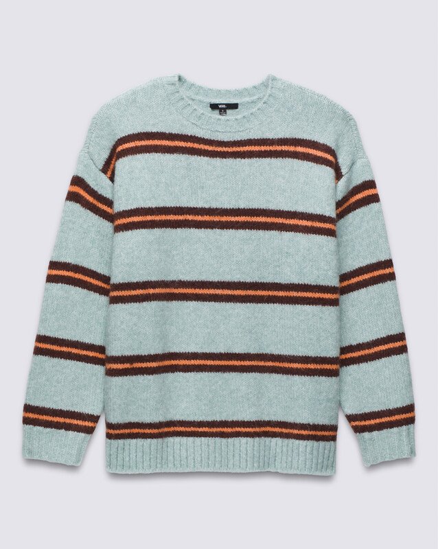 Casaco Susan Stripe Crew Gray Mist