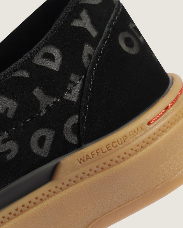 Tênis Skate Slip-On Bmx Odyssey Black Red Gum | Vans