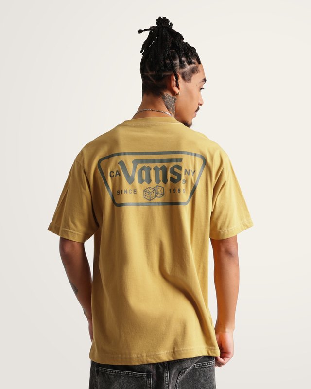 Camiseta Manga Curta Knu Patch Soft Suede Autumn Brown