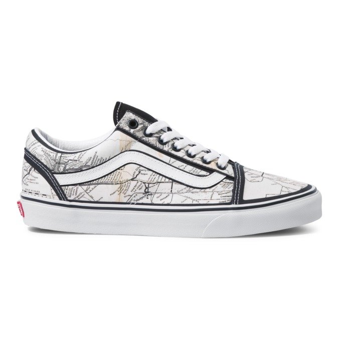 Tênis Old Skool Vans X Moca Frances Stark Maps
