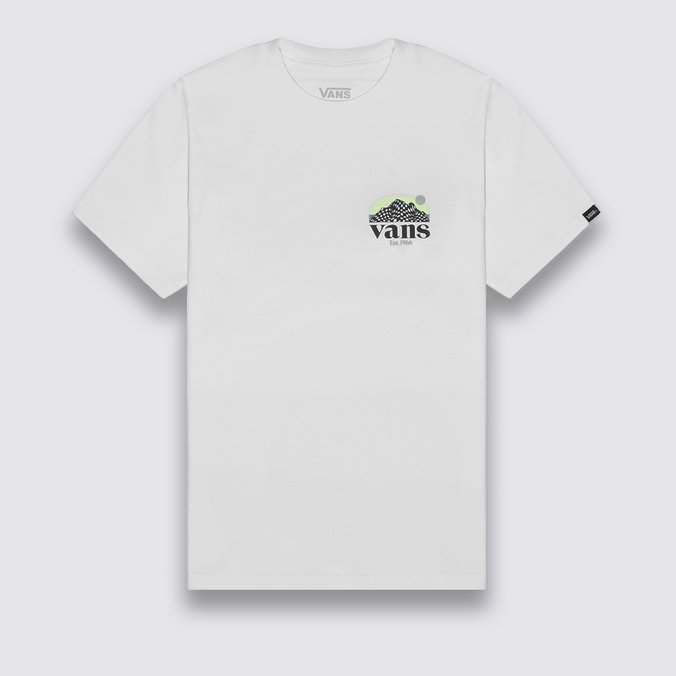 Camiseta Checkerboard Mountain Ss Infantil White