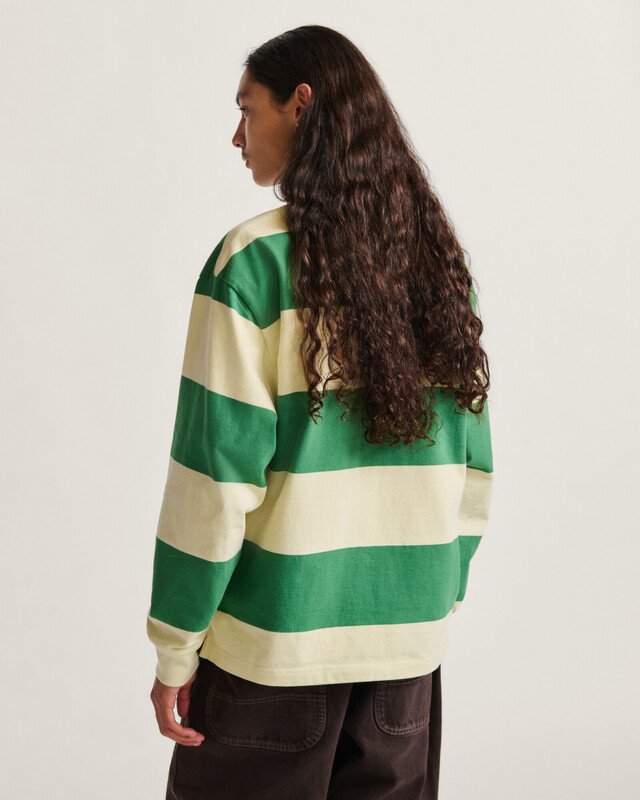Camiseta Ward Stripe Rugby Knit LS Fairway