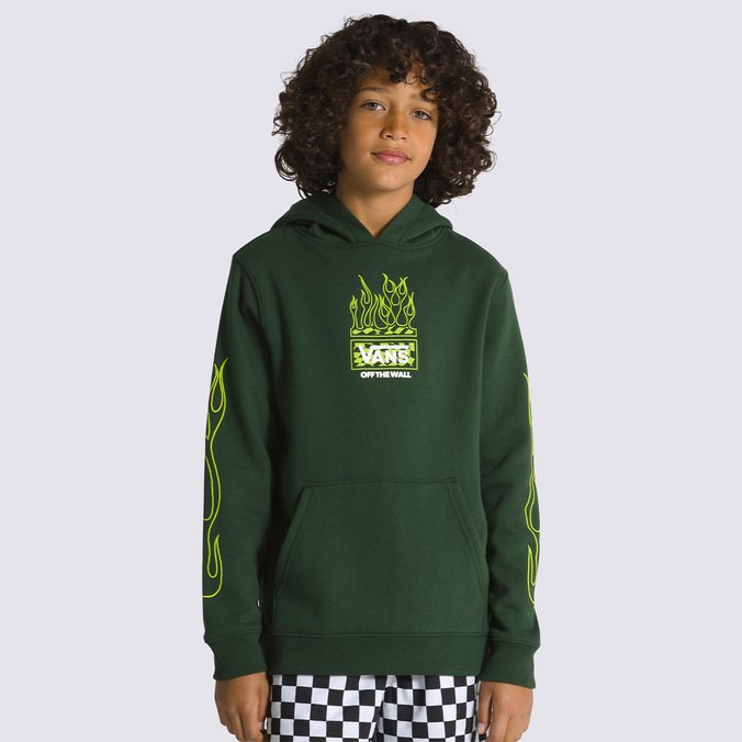 Moletom Neon Flames Po Infantil Mountain View