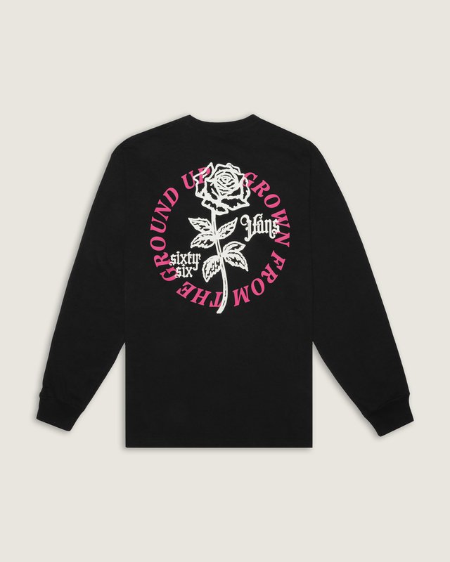 Camiseta Grown From The Ground Up Ls Black Aup